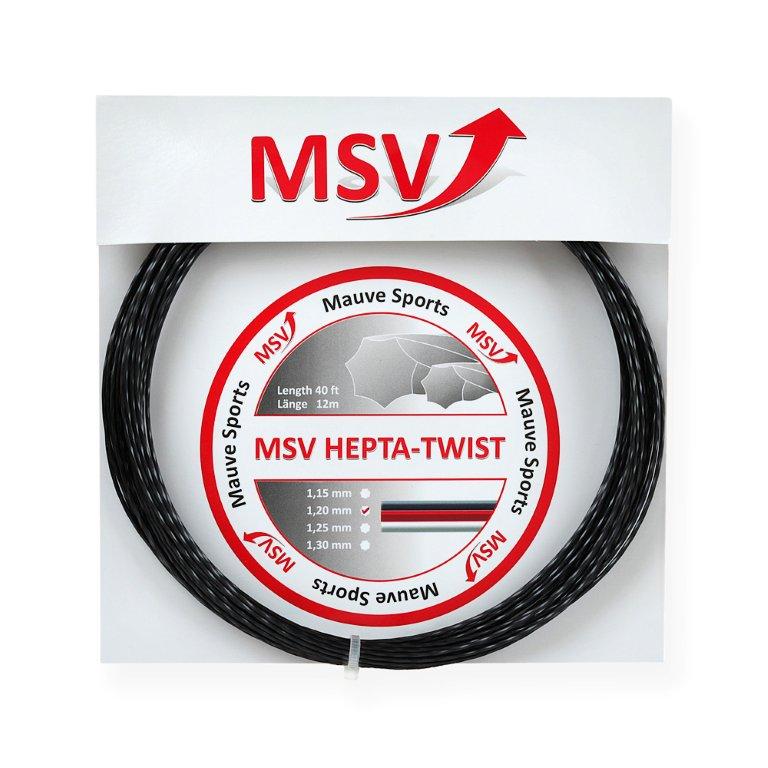 MSV Hepta Twist 1,20 mm NERO  ( Matassina da 12 m ) - MSV