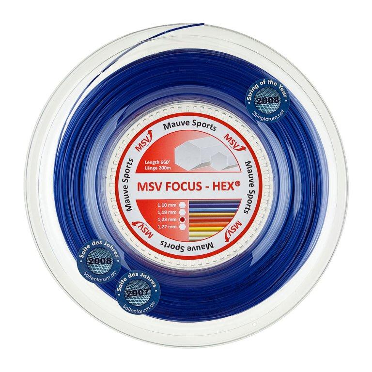 MSV Focus Hex 1,18 mm Blu Scuro ( Matassa da 200 m ) - MSV