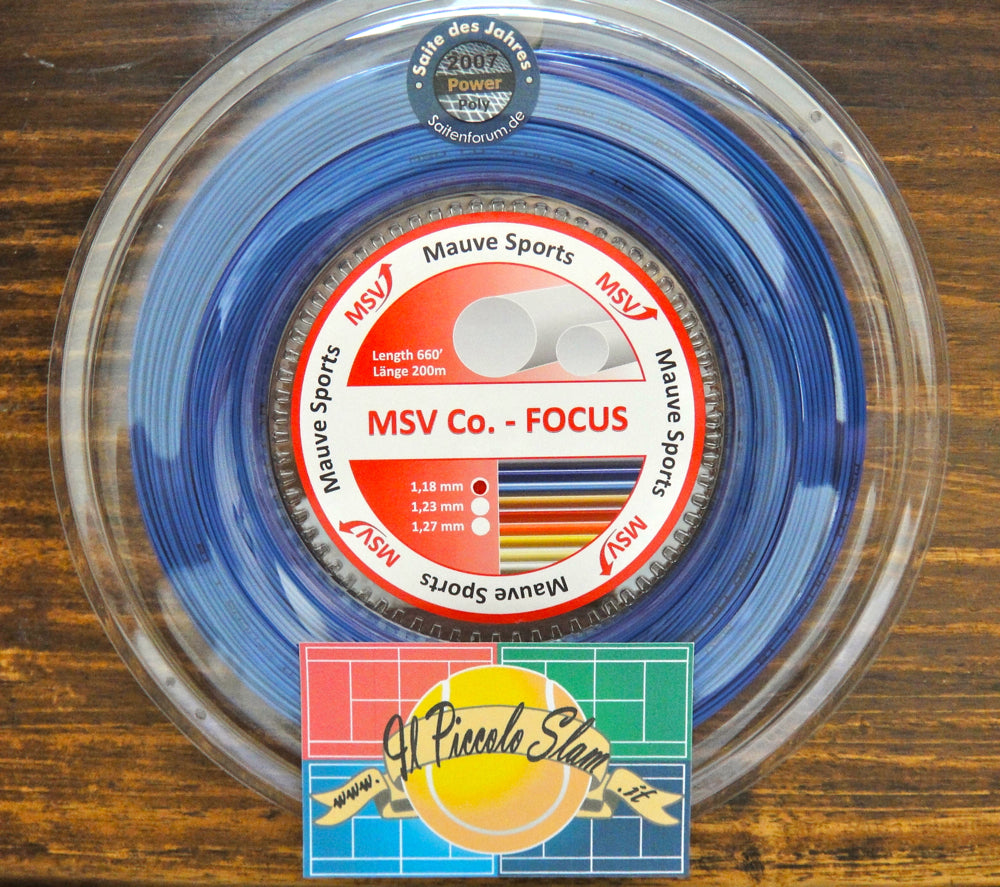 MSV Co - Focus 1,18 mm Blue Scuro ( Matassa da 200 m ) - MSV