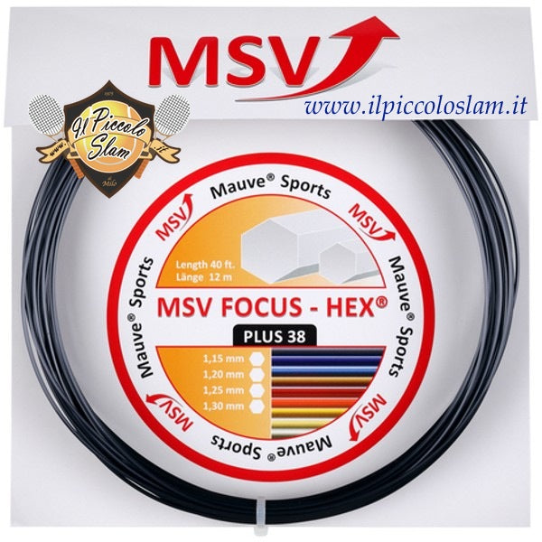 MSV Focus Hex Plus 38 1,30 mm NERA ( Matassina da 12 m ) - MSV