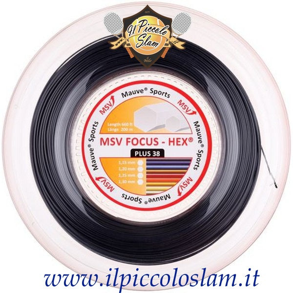 MSV Focus Hex Plus 38 1,20 mm NERA ( Matassa 200 m ) - MSV