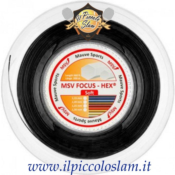 MSV Focus Hex Soft 1,25 mm NERA ( Matassa 200 m ) - MSV