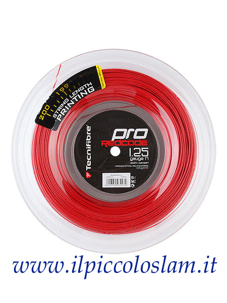 Pro Red Code 1,25 mm ( Matassa da 200 m ) - Tecnifibre
