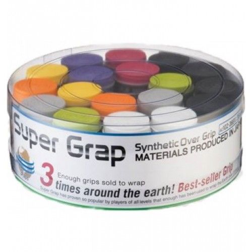 Super Grap Multi Colore overgrip scatola da 36 pezzi Yonex